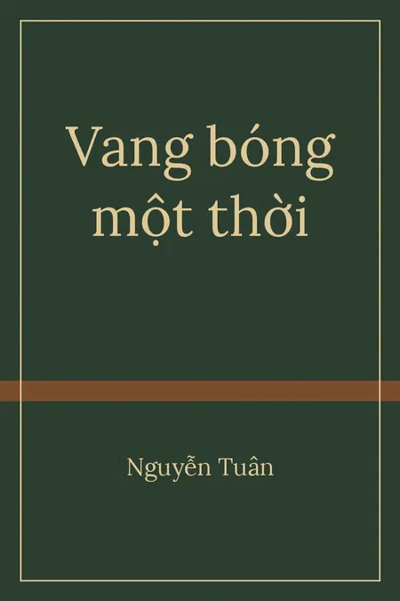 Bìa sách Vang bóng một thời